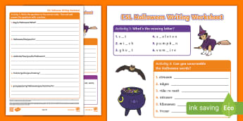 Halloween Activities for ESL Students | Halloween | ESL Kids