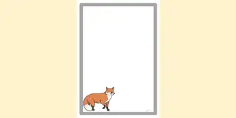 Simple Fox Art Designs | twinkl.co.uk