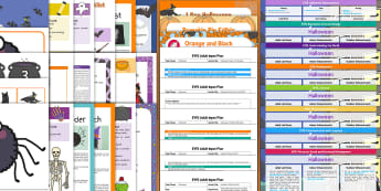 EYFS Halloween-Themed Bumper Planning and Resource Pack for 2-5 Year Olds - plan, adult led, continuous provision, enhancements, festival of light