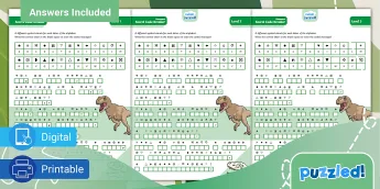 Dinosaur Secret Code Writing Dinosaurs History | twinkl.co.uk