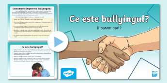 Ce este bullyingul? - PowerPoint | Twinkl România
