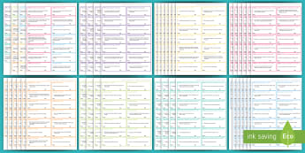 EYFS Early Years Outcomes on Stickers Pack (14 per page format) - EYFS, Early Years, Early Years Outcomes, EYOs, Areas of Learning, Statements, Early Learning Goals.