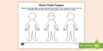 blank people outlines