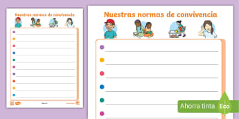 Normas de convivencia y acuerdos - Peru - Twinkl