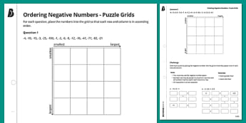 Ordering Numbers - KS3 Place Value Resources - Twinkl