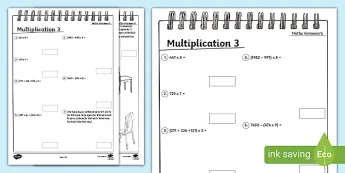 Multiplication Homwork Help Multiplication Worksheets | twinkl.ca