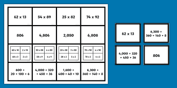 Area Model Multiplications | twinkl.com