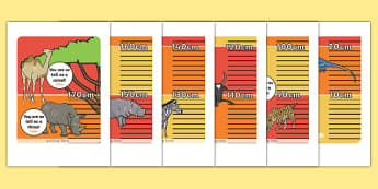 Class Ruler Height Chart - Twinkl - Display - Maths - KS1