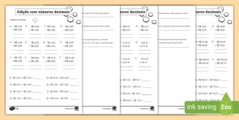 Exercícios de Matemática para o 5º ano – Jogo com Frações