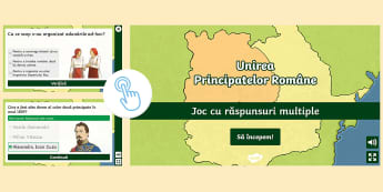 Unirea Principatelor Române Joc online cu răspunsuri CCD