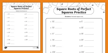 Square Roots Activities | twinkl.com