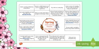 Spring Home Learnings | twinkl.ca