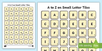 Large Scrabble Letter Cards (Teacher-Made) - Twinkl