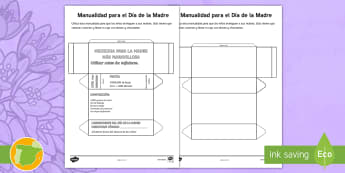 Manualidad: Medicina para la madre más maravillosa - Día de la Madre