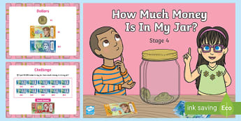 How Much Money Is In My Jar? Stage 4 Skip-Counting
