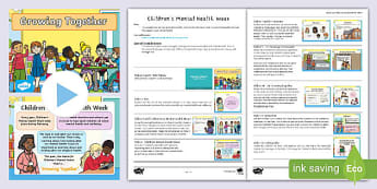 Children's Mental Health Week Activities - School Wellbeing