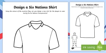 Download Design A Rugby Strip Rugby Kit Template Teacher Made