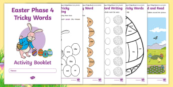 Phase 4 Tricky Words: Hidden Words Phonics Game - Twinkl