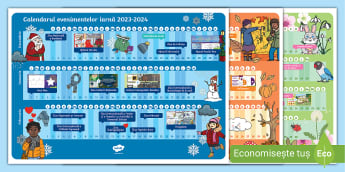Calendarul evenimentelor din anul școlar 2023-2024
