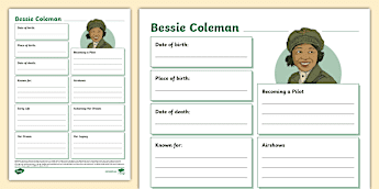 Biography Fact File Template • Twinkl.com.au