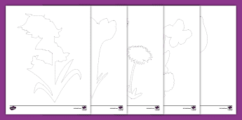 Spring Flowers Worksheets | twinkl.com