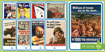 KS1 WW2 Propaganda Posters