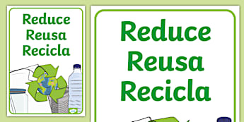 Afiche de reciclaje | Recursos Educativos Twinkl