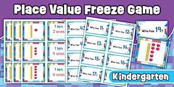 Freeze Math Game Math Games Worksheets & Printables | Kindergarten | Twinkl