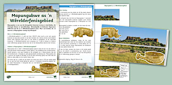 Gr 6 - SW - KW 1 - Mapungubwe as 'n Wêrelderfenisgebied