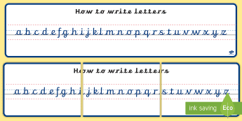Cursive Writing Resources | twinkl.co.uk