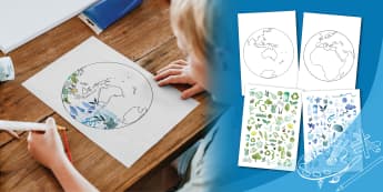 Earth Day Collage Activity Pack | Twinkl Art Gallery
