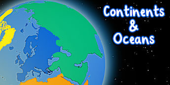 Continents and Oceans Video Animation | Geography Shorts