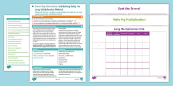 10 000 top long multiplication teaching resources
