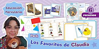 Pack Recursos | Favoritos Claudia | Educación Parvularia