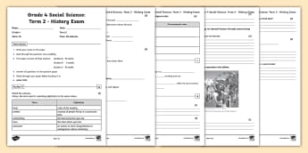 History Grade 4 Worksheets | Social Sciences | South Africa