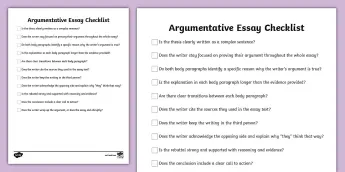 Argumentative Essays Grade 6 | twinkl.com