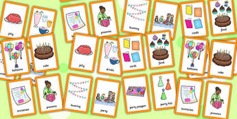 Party Pairs Matching Game - party, pairs, matching, game, match