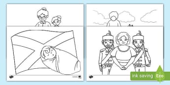 Mary Seacole Colouring Sheets
