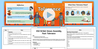 British Values Tolerance Assembly Pack