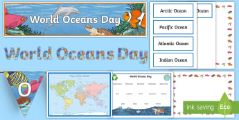 World Oceans Day Display Banner