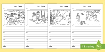 FREE Blank Comic Strip Worksheets