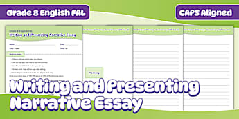 Writing and Presenting - Grade 8 - Senior Phase South Africa
