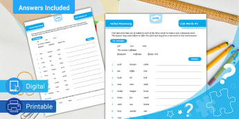 Practice Verbal Reasoning Worksheets | Eleven Plus - Twinkl