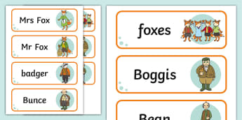 Fantastic Mr Fox - Twinkl