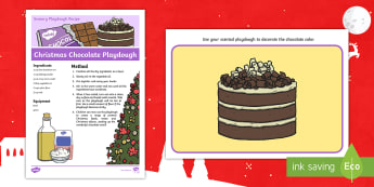 Christmas Chocolate Sensory Playdough Recipe - christmas, chocolate, sensory, playdough