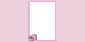 Note Teeth Border Children's Teeth | twinkl.com.au