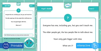 Printable Riddles Uk Printable Riddles | twinkl.co.uk