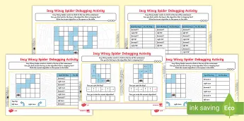 Debugging Activities | twinkl.co.uk
