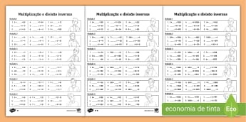 Continhas de Multiplicação para o 3º Ano – Twinkl