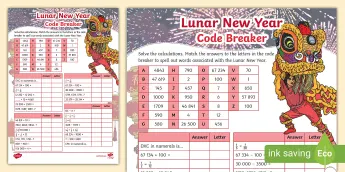 Happy New Math Break Code Mathematics Code Breaker • Twinkl.ca